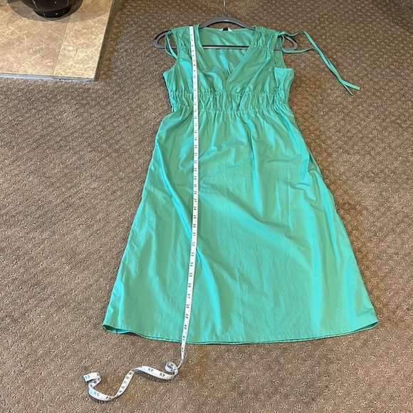 Rails Green Organic Cotton Constitine Self Tie Midi Dress Size Small - Picture 13 of 13